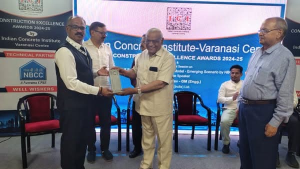 NBCC Honored at Indian Concrete Institute’s Construction Excellence Awards 2025