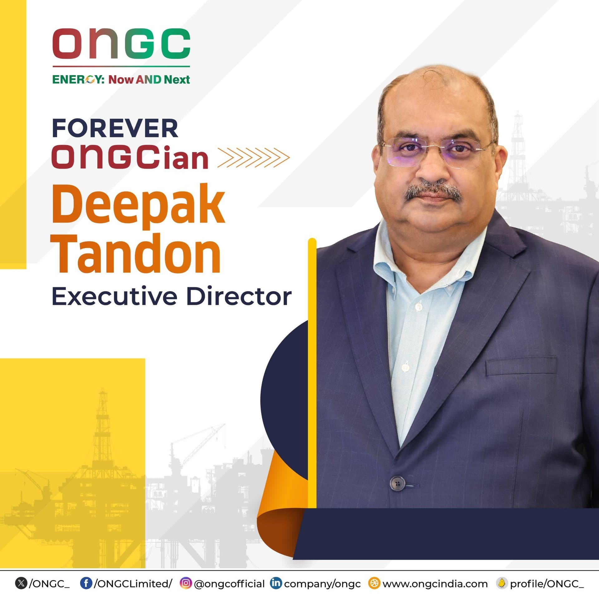 ONGC Bids Farewell to Shri Deepak Tandon on Superannuation
