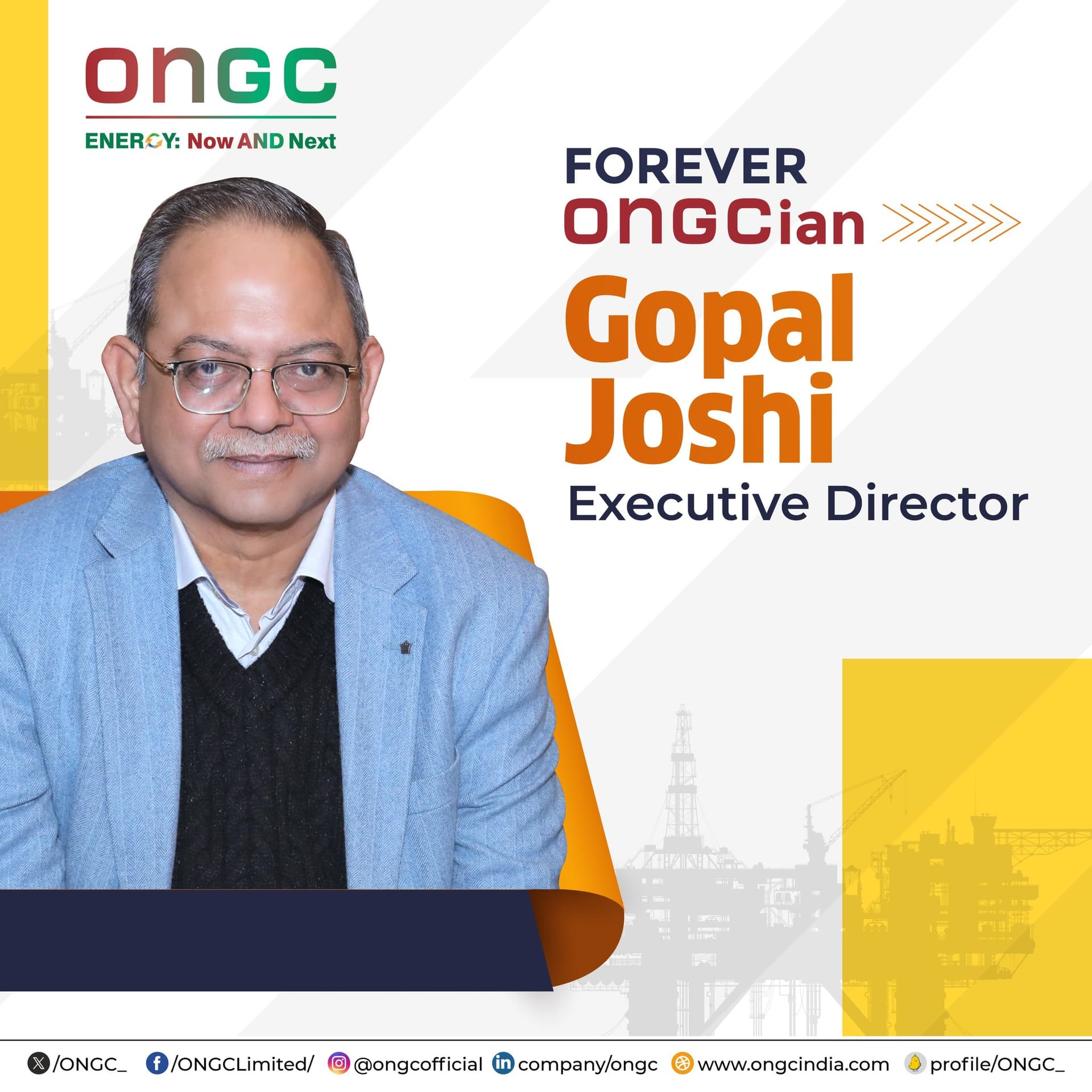 ONGC Honors Shri Gopal Joshi on Superannuation