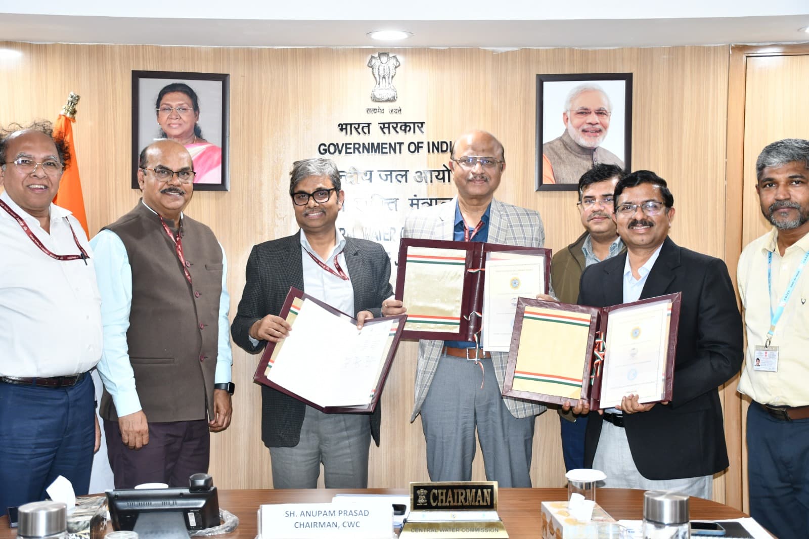 CWPRS, NIH and CWC Sign MoU on Non-Contact River Flow Measurement