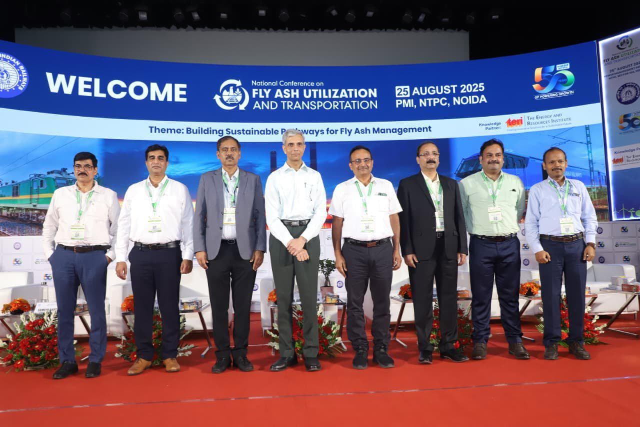 Railway along with NTPC organizes National Conference on Fly Ash Utilization and Transportation in Noida