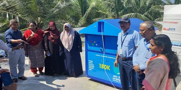 AAI Agatti installed an atmospheric Water Generator under CSR