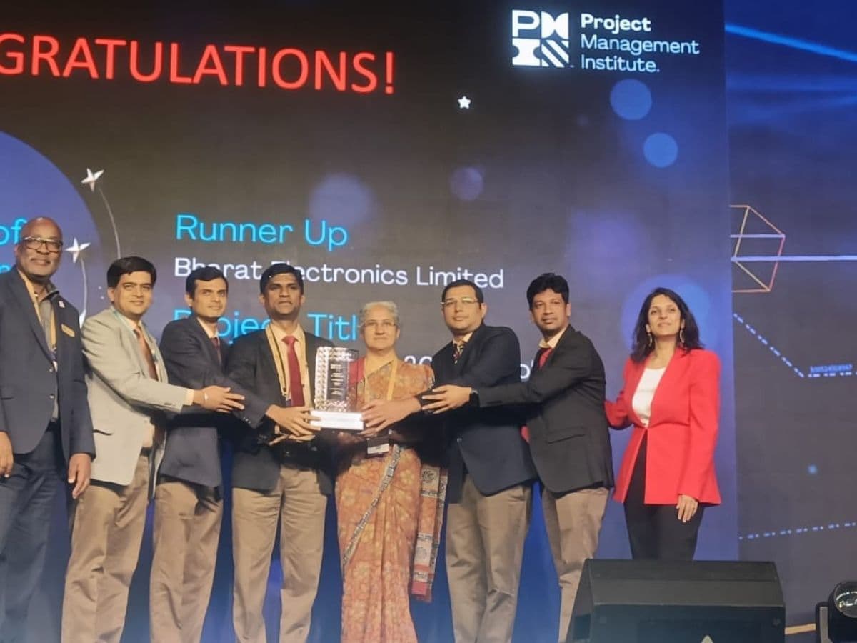 BEL's Export Manufacturing SBU won Project of the Year for Ventilator project