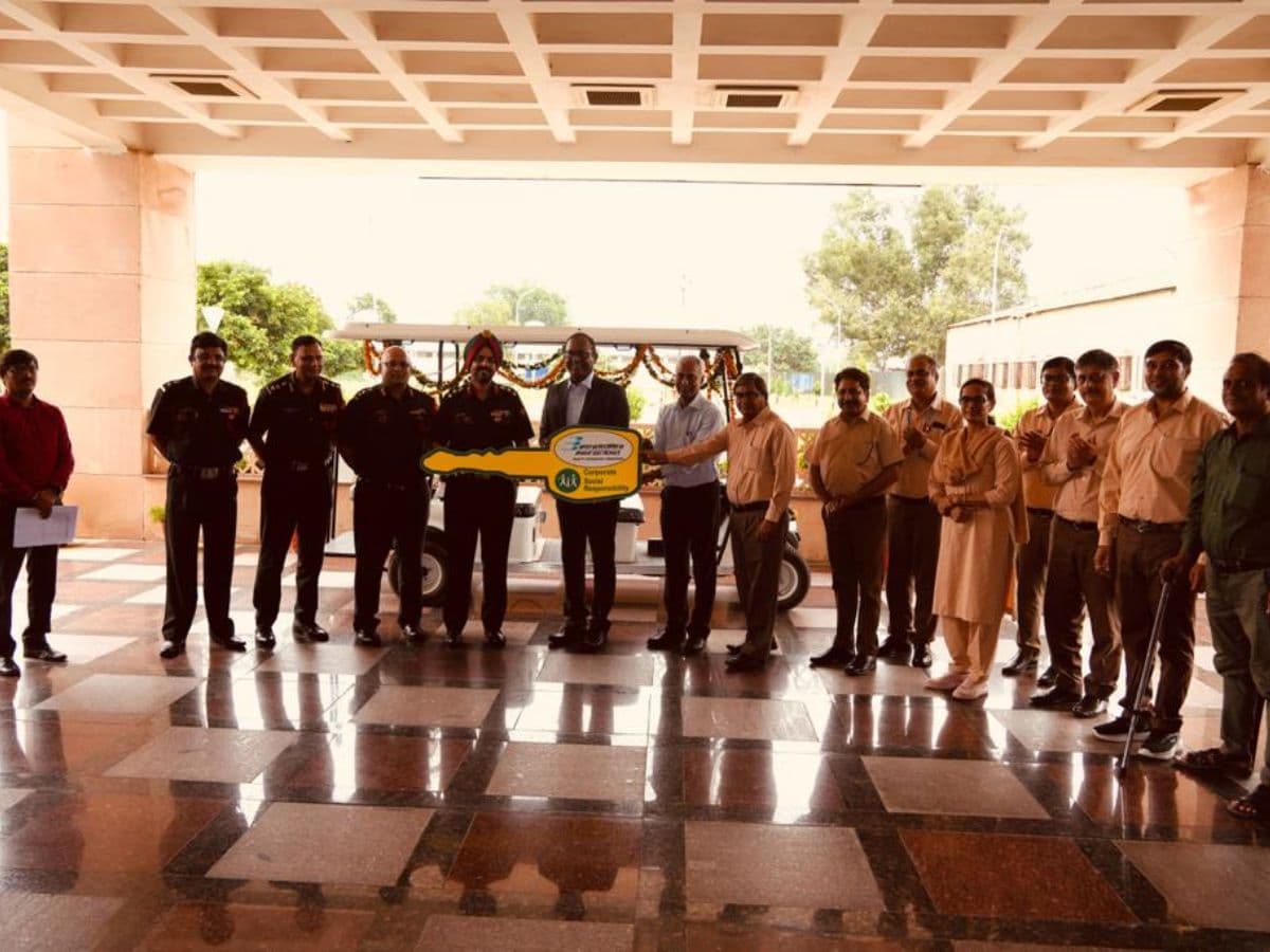 CSR: BEL Ghaziabad donates e-carts to CoD Agra