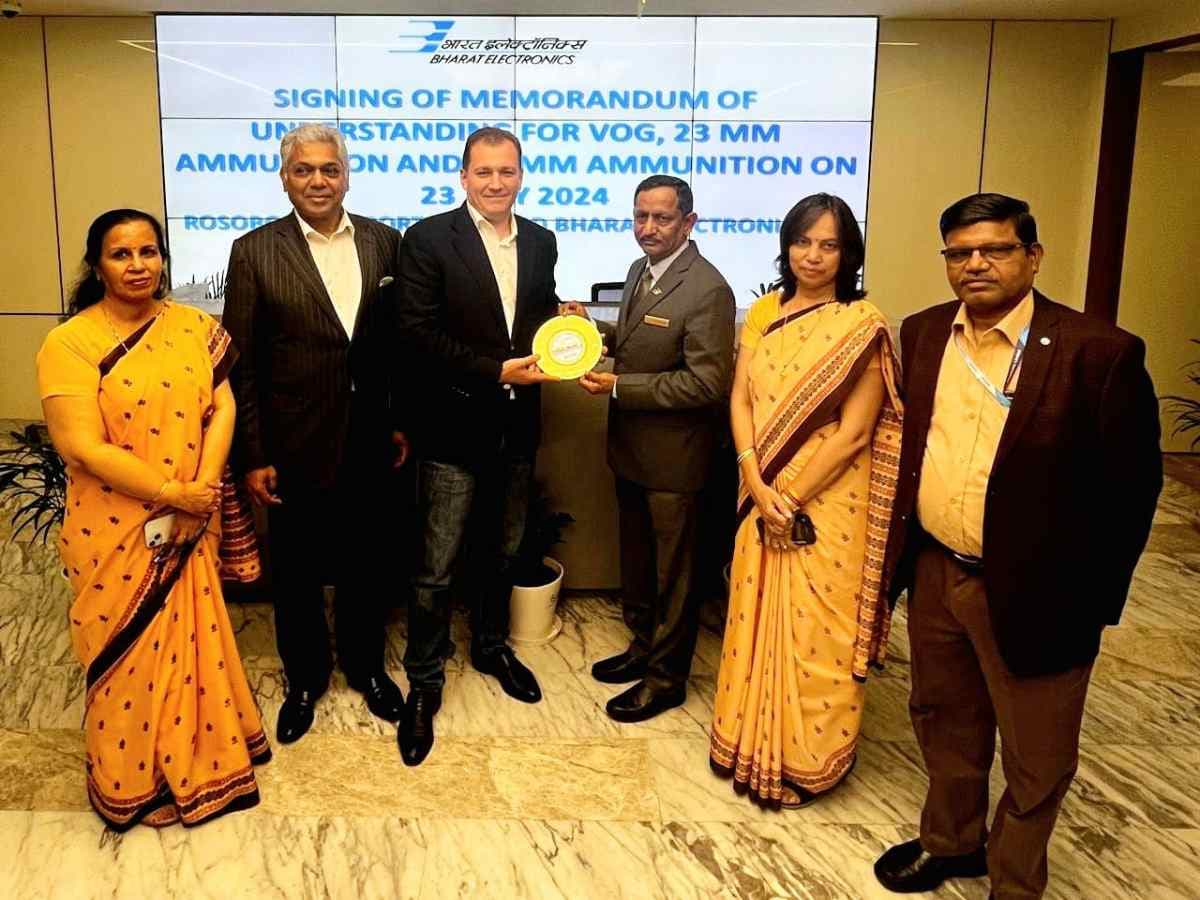 BEL signs tripartite MoU for manufacture of indigenised ammunition