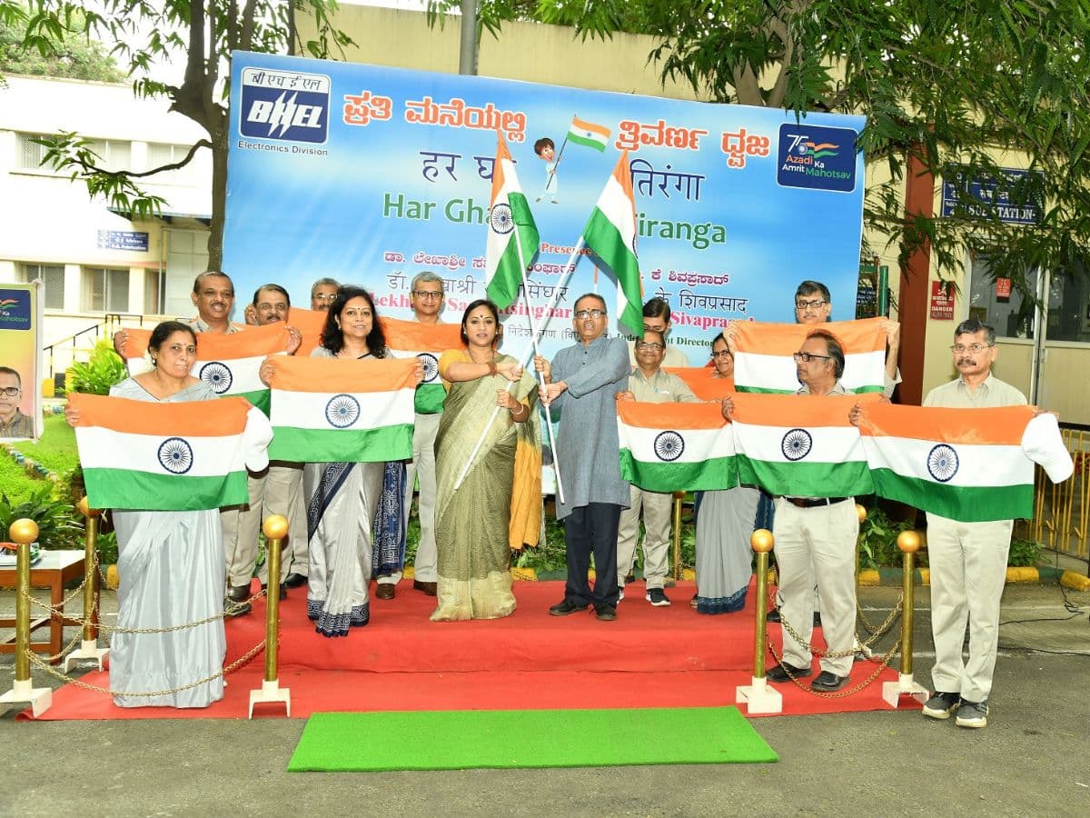BHEL Electronics Division Organizes ‘Har Ghar Tiranga’ Programme