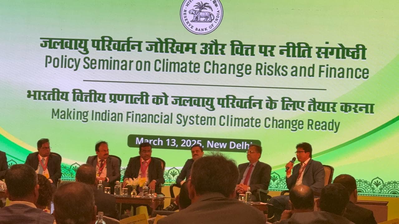 Green Financing Ecosystem at RBI Policy Seminar