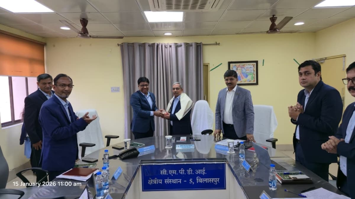CMPDI CMD Reviews RI-V Performance at Bilaspur
