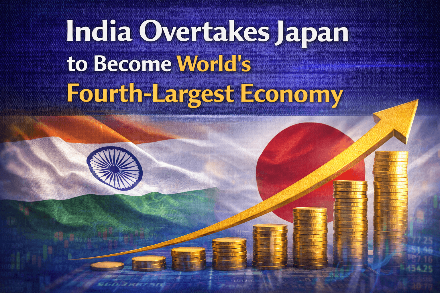 India Overtakes Japan to Become World’s Fourth‑Largest Economy