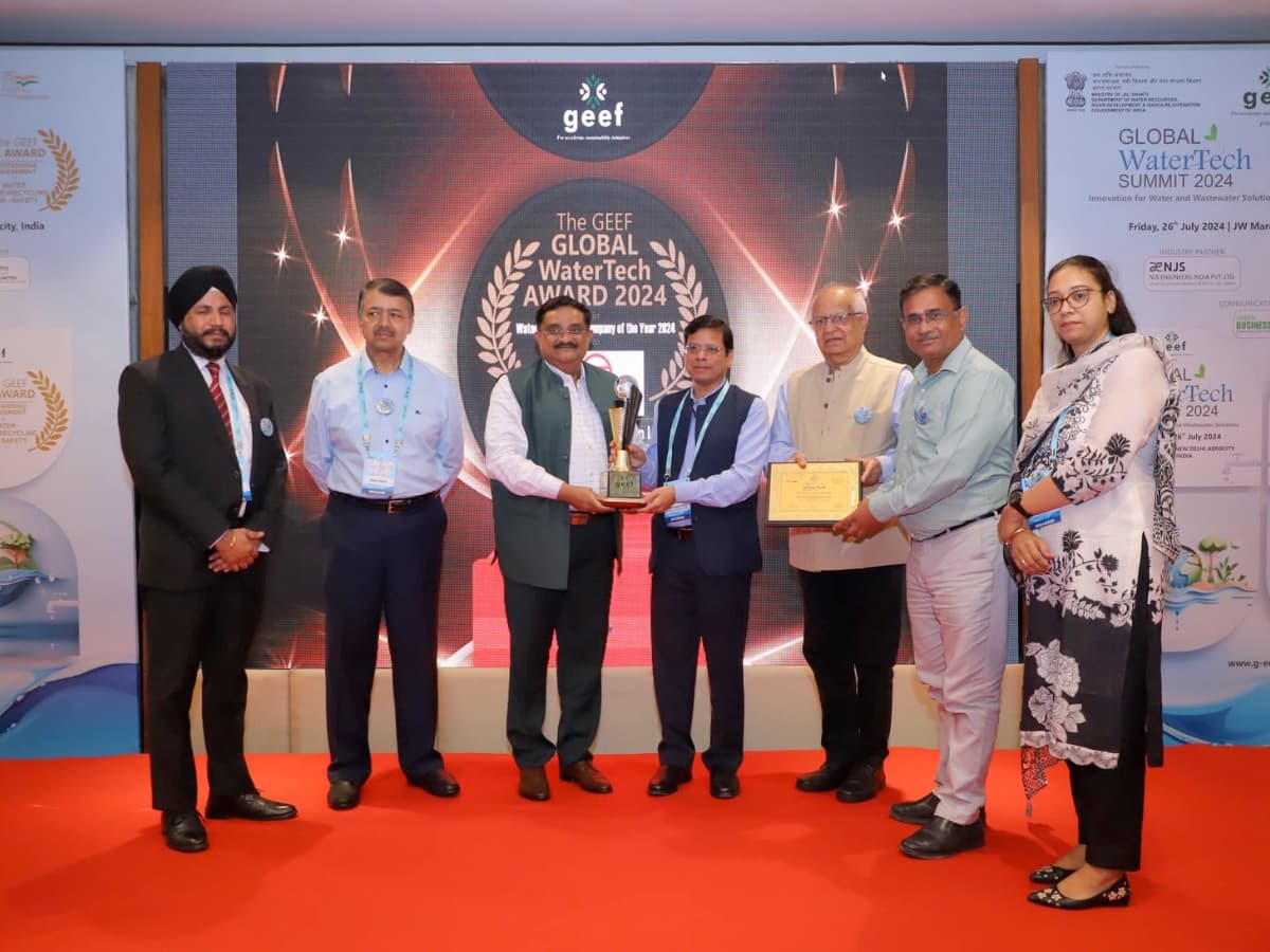 DMRC Honored with ‘Global Water Tech Award 2024’ for Excellence in Water Conservation