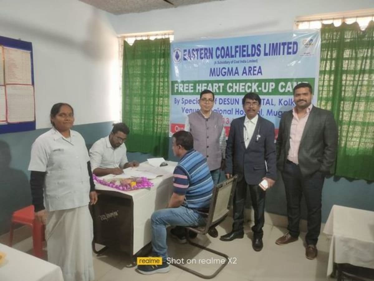 ECL organised Free Heart Check-up Camp under CSR