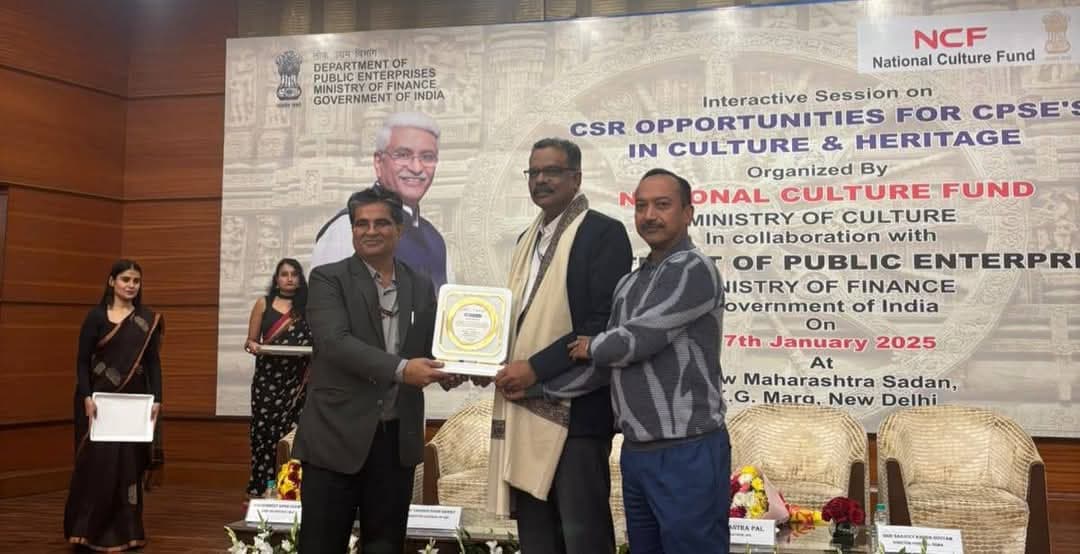 REC Ltd felicitated by National Cultural Fund under Ministry of Culture for exceptional contribution