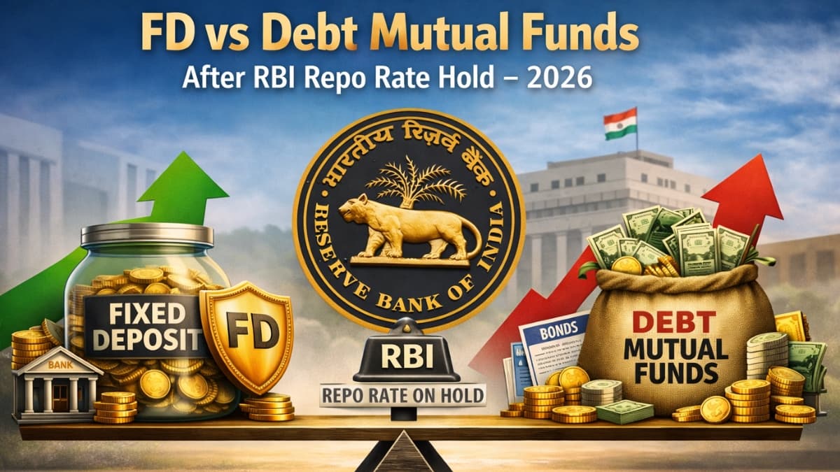 FD vs Debt Mutual Funds After RBI Repo Rate Hold – 2026