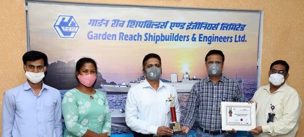 GSRE laid the keel of the 2nd Survey Vessel in Chennai