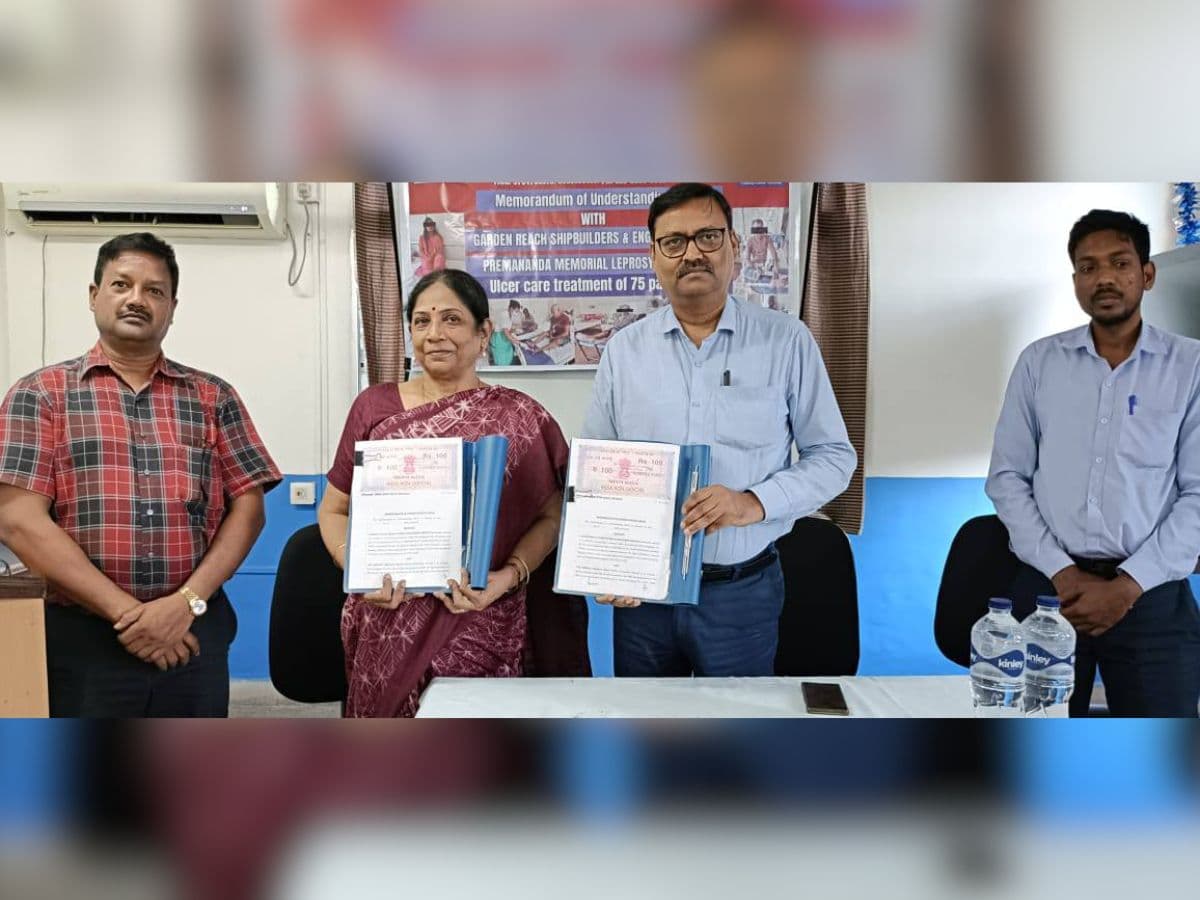 GRSE signs MoU with The Leprosy Mission Trust India