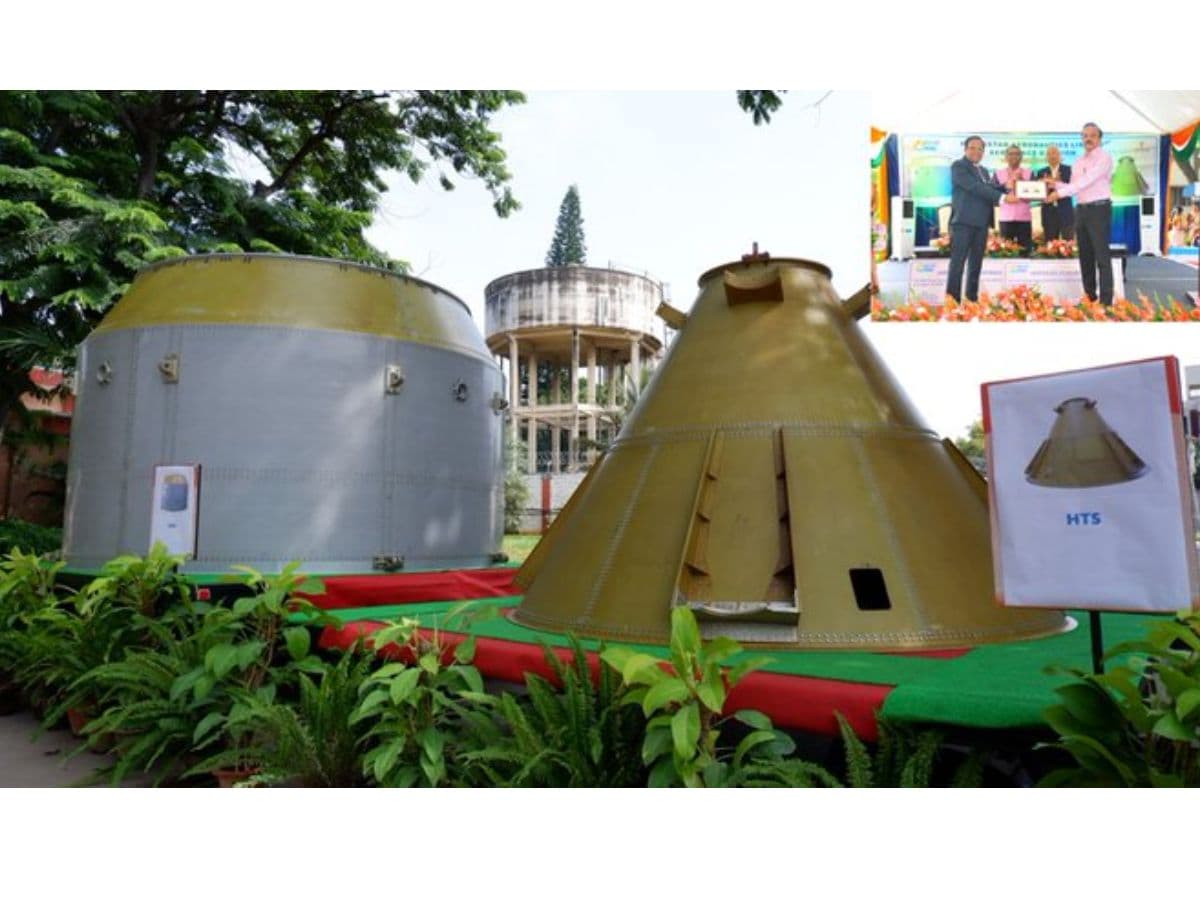 HAL hands over Crew Module Fairing for Gaganyaan