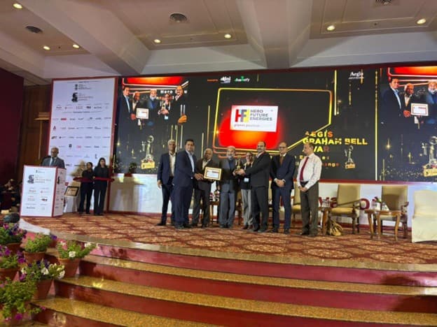 Hero Future Energies’ Green Hydrogen Project for Industrial Decarbonization Recognized at Aegis Graham Bell Awards