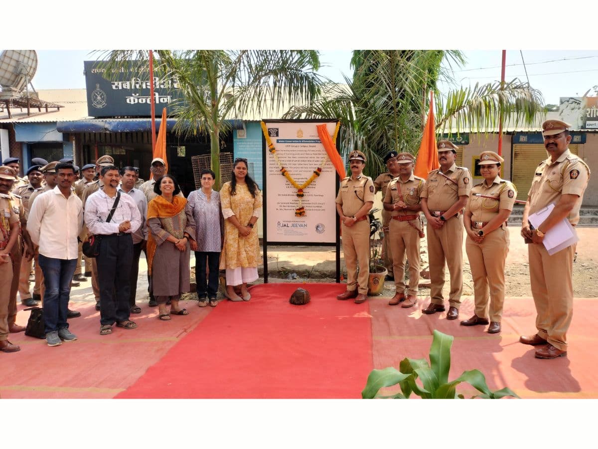 Hinduja Foundation’s initiative at Daund’s SRPF Campus to secure 124.85 million litres of clean water annually