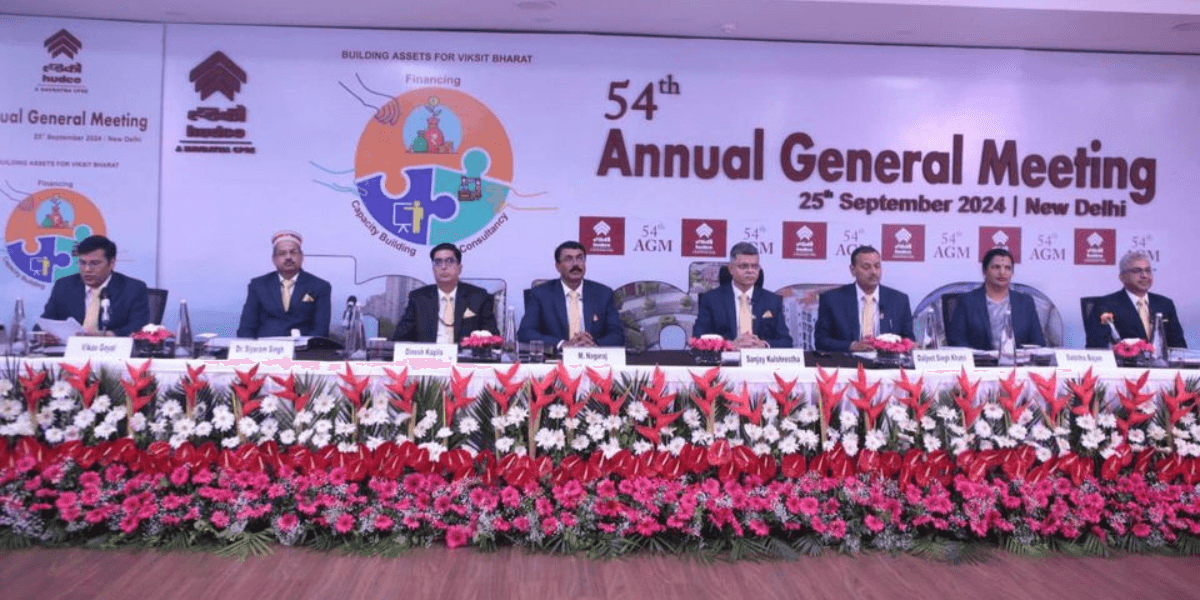 HUDCO highlights record-breaking achievements at 54th AGM