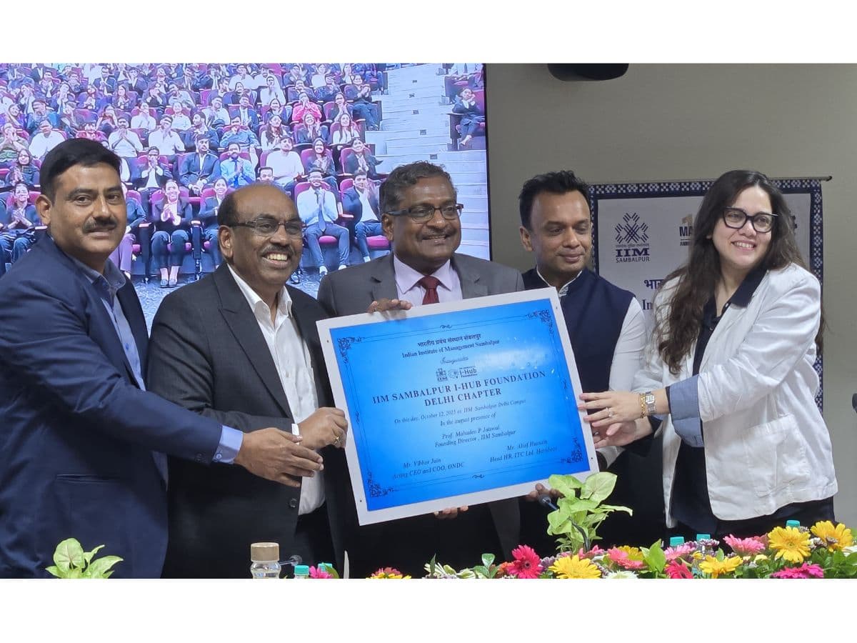 IIM Sambalpur Launches Delhi I-Hub Chapter to Boost Alumni Startups & Innovation