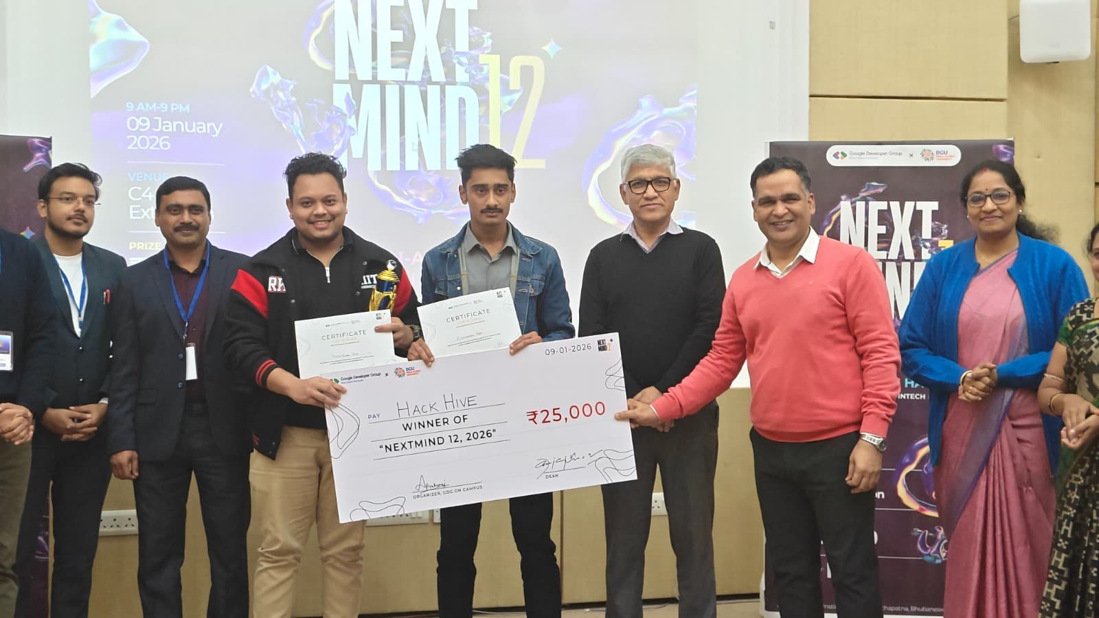 Birla Global University Hosts ‘Next Mind 12’ GenAI Hackathon with GDG