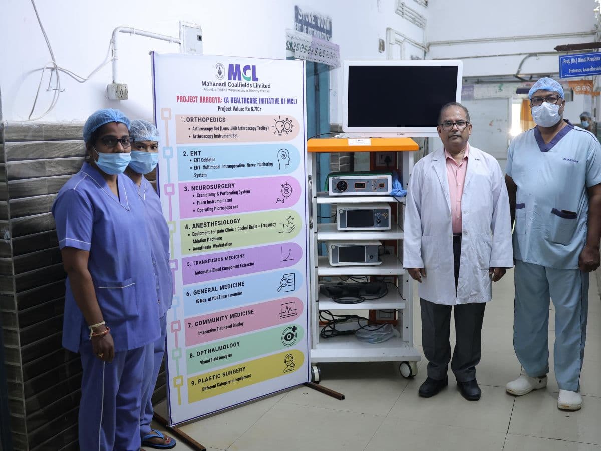 MCL upgrades Medical Facilities at VIMSAR, Burla