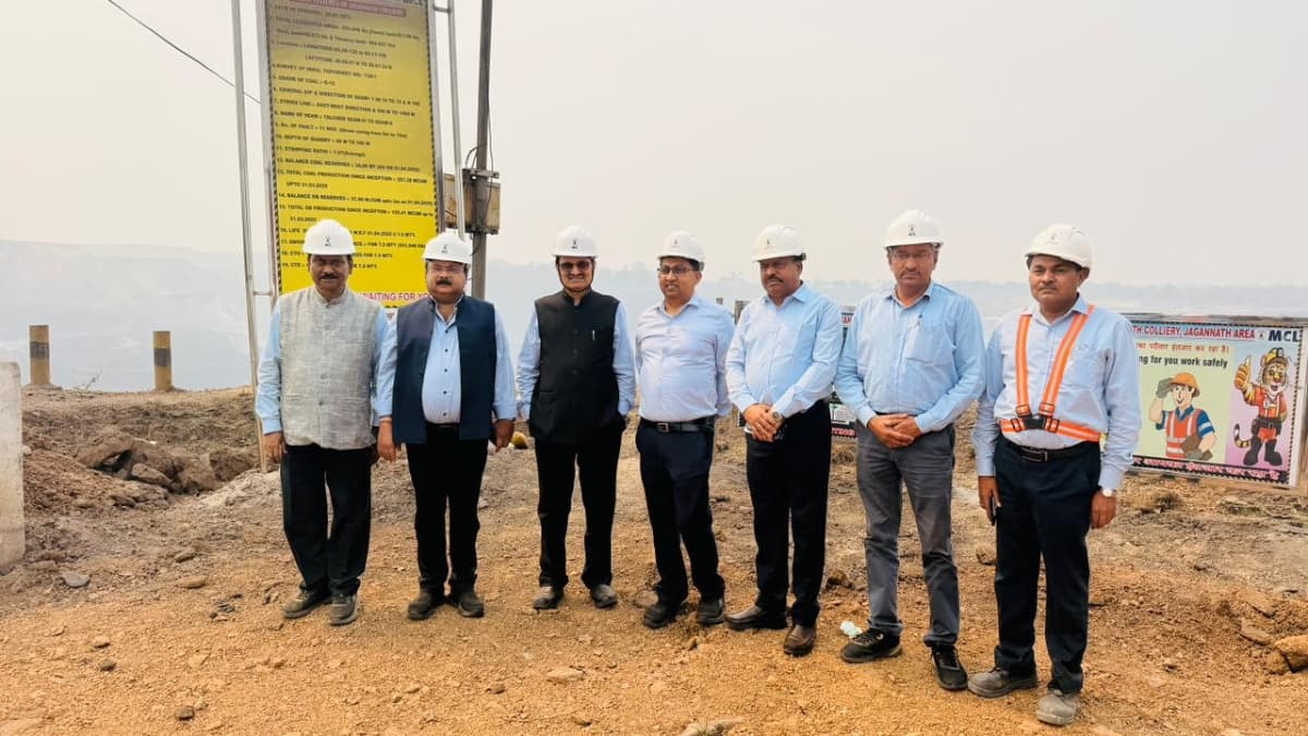 MCL Director (HR) Reviews Jagannath & Bharatpur OCP Operations