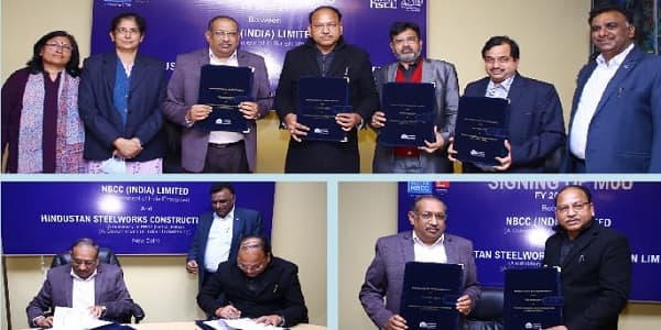 NBCC signed MoU with its subsidiary company HSCL