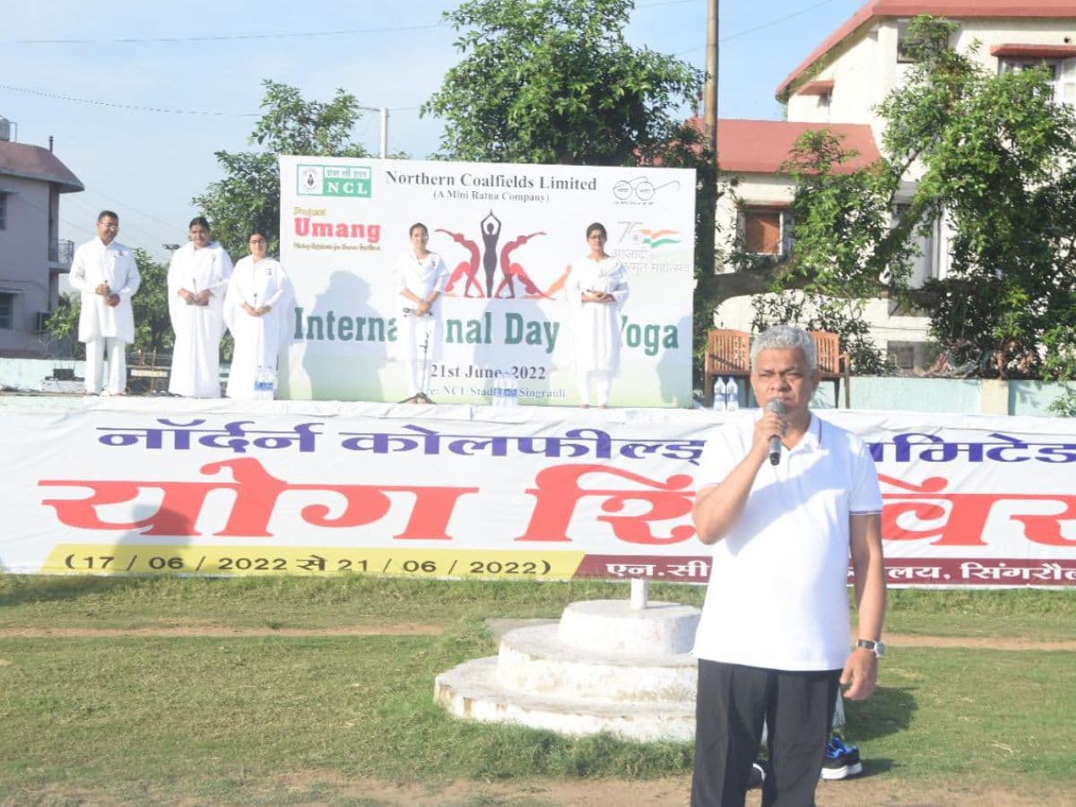 Grand celebration of International Yoga Day-2022 in NCL