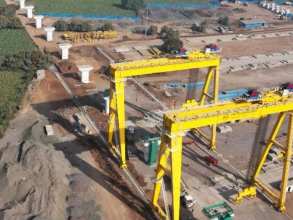 NHSRCL completes 75 km Pier Work of India's first high-speed rail line, MAHSR