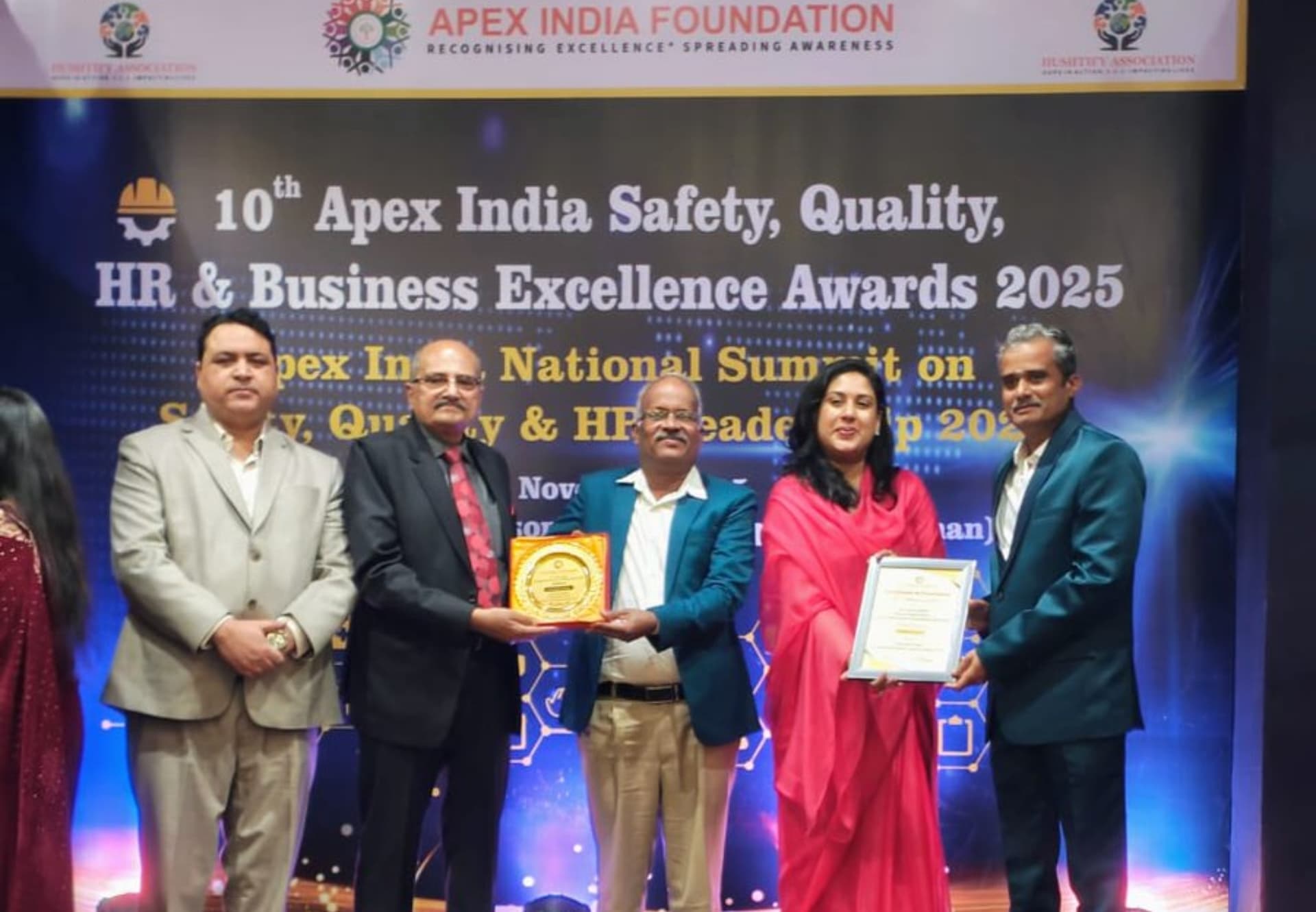 NLCIL Mine-I Secures Platinum Award for Excellence in Occupational Health & Safety