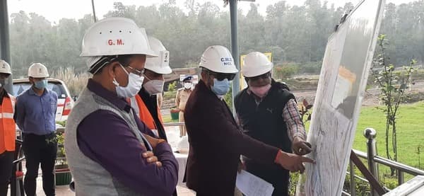 CMD NCL visited Jhingurda project