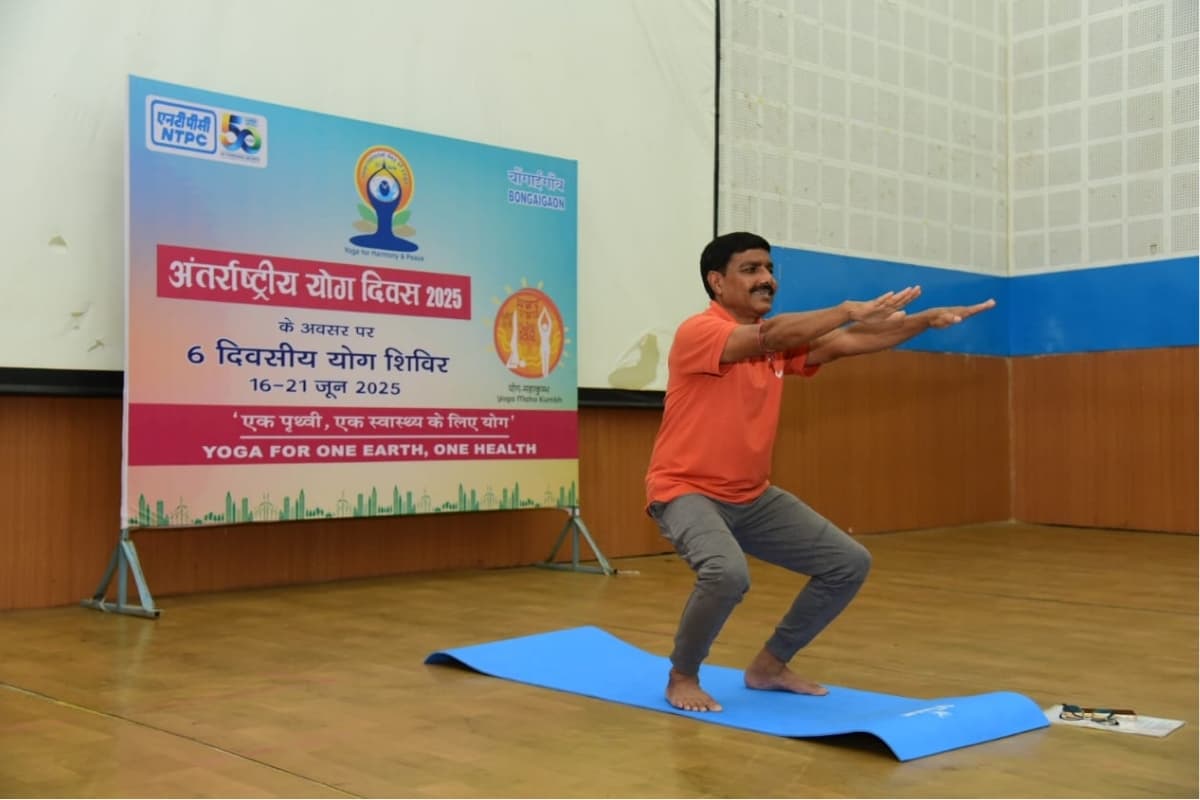 NTPC Bongaigaon Organized a Six Day Yoga Workshop