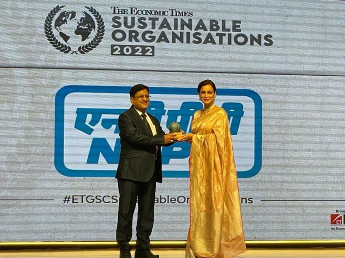 NTPC acknowledged Sustainable Organisation 2022 Award