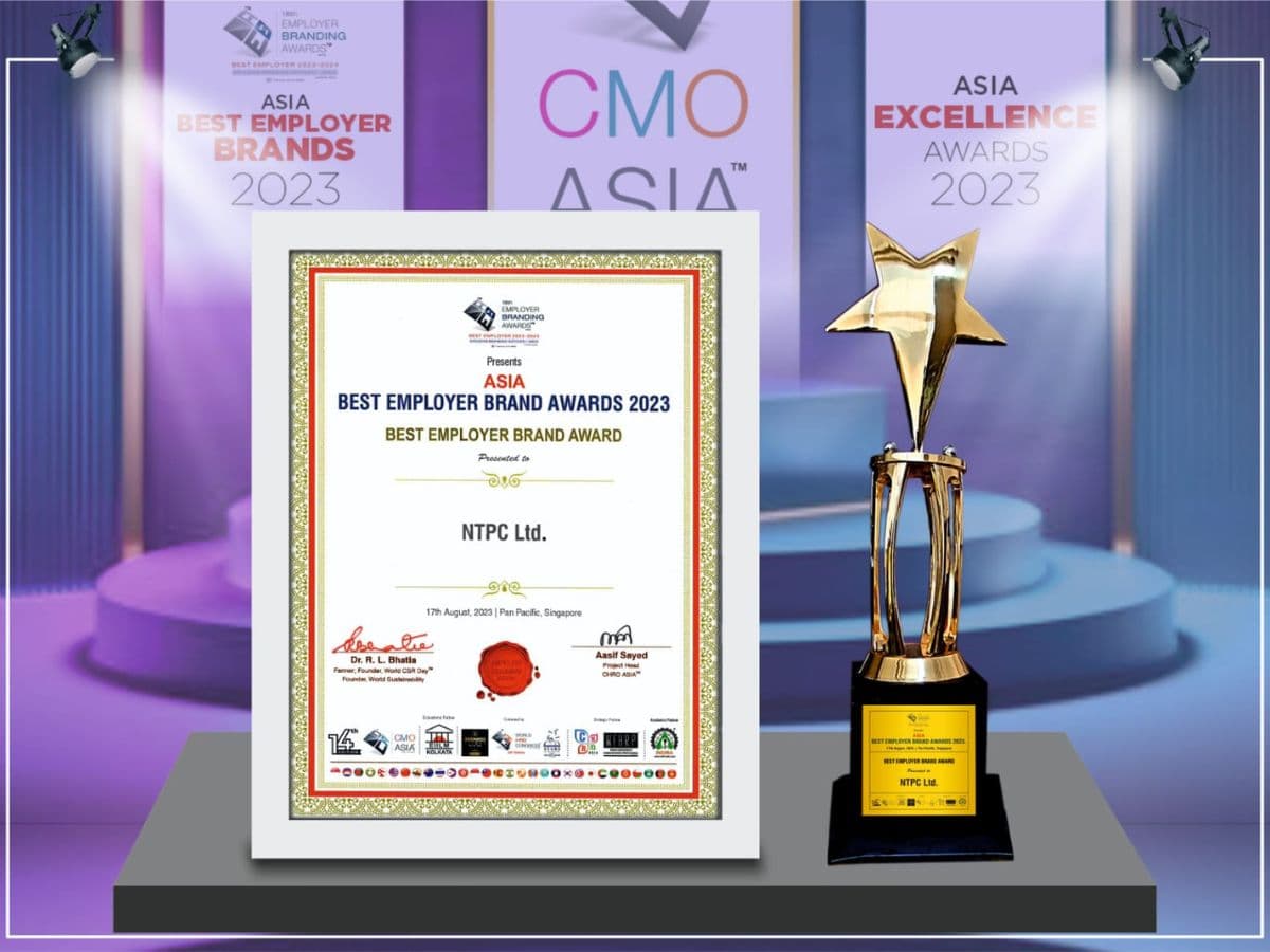 NTPC conferred with Asia’s Best Employer Brand Awards 2023