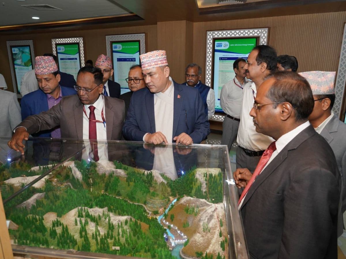 Nepal Delegation visits NHPC for Renewable Energy Boost