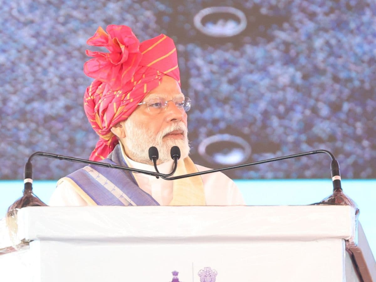 PM Modi lays foundation stones of development projects worth Rs 10,000 cr in Haryana