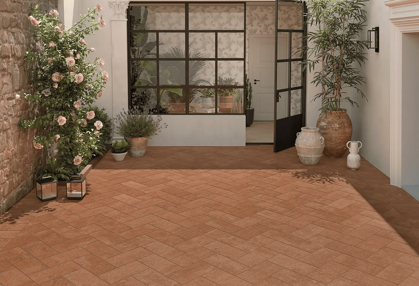 Porches with Terracotta Tiles: Stylish Outdoor Flooring Ideas