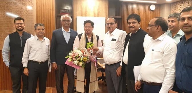 Chief Minister of Meghalaya Meets team POWERGRID