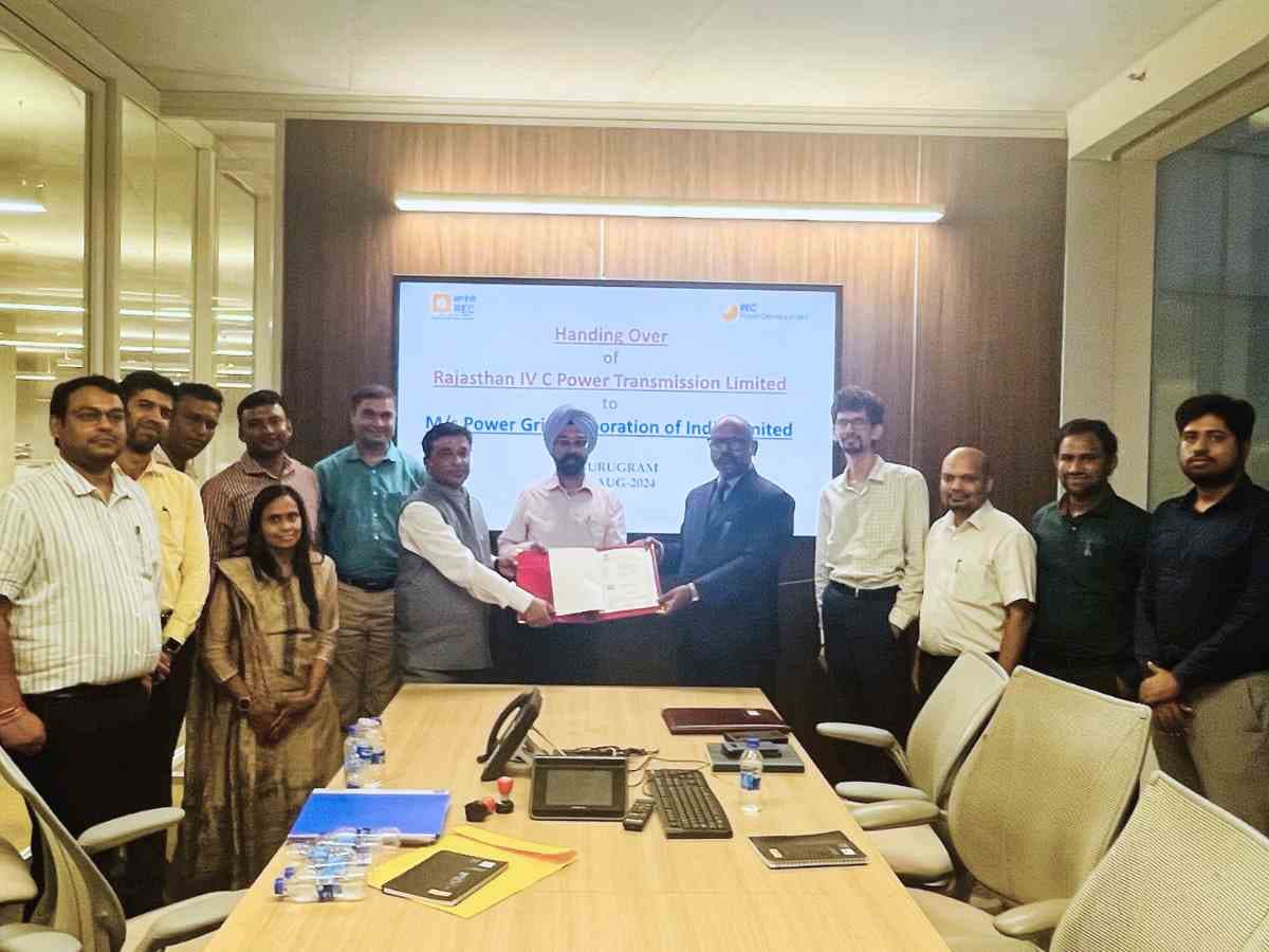 RECPDCL Hands Over 2 SPVs to PowerGrid