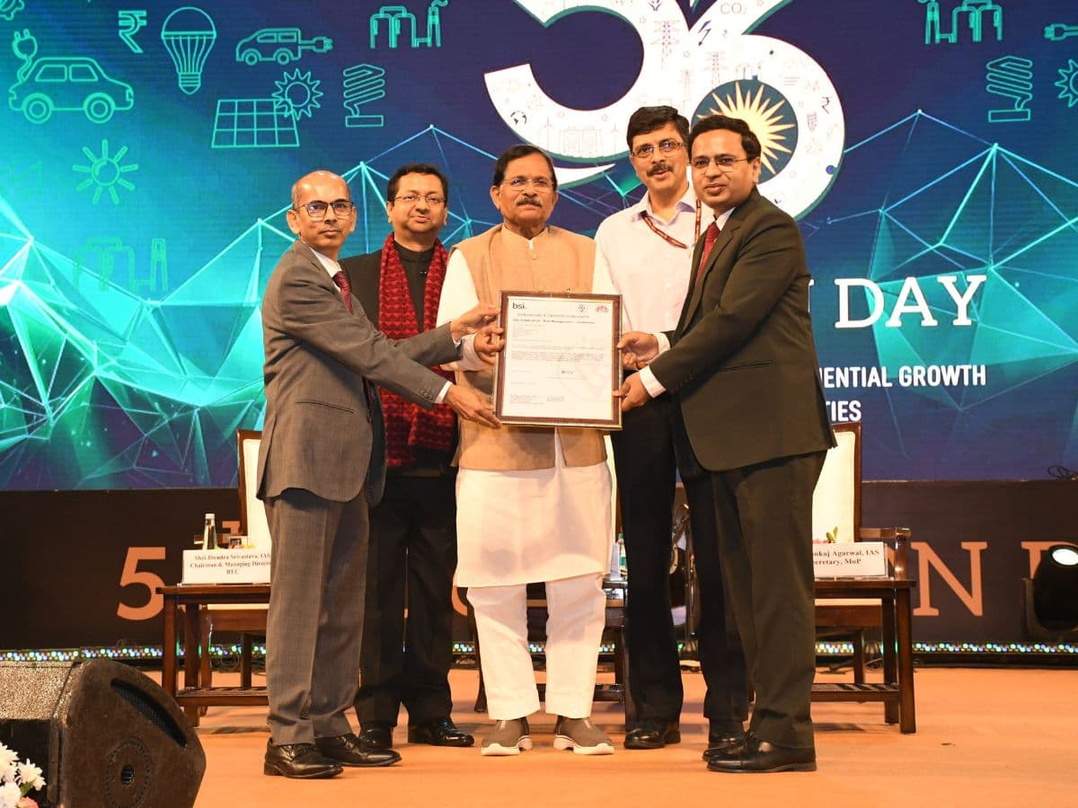 REC Limited becomes first Indian Public Sector NBFC to achieve ISO 31000:2018 certification