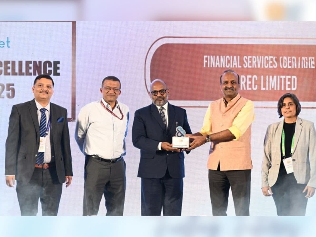 REC Limited awarded 'Best Financial Services Company' award