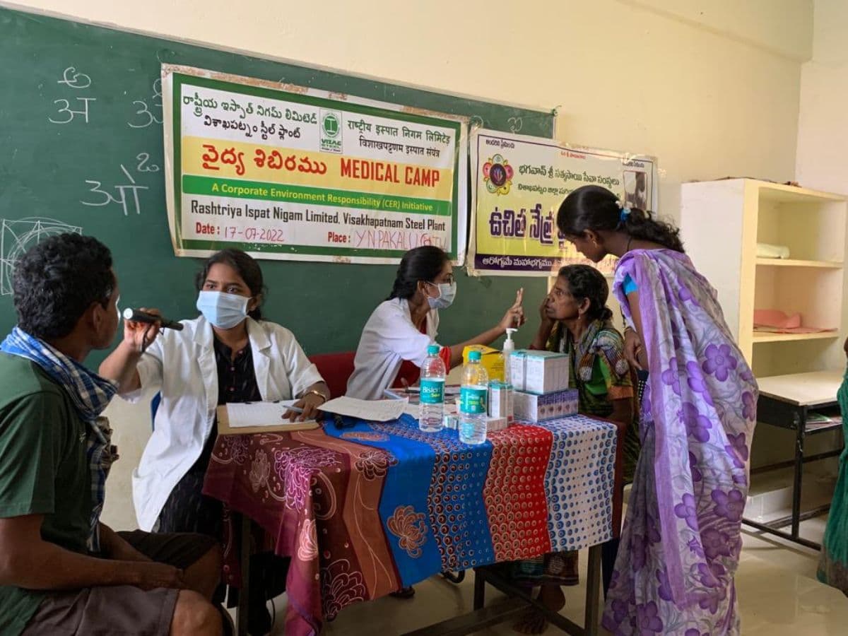 RINL, VSp organizes Free integrated medical camp