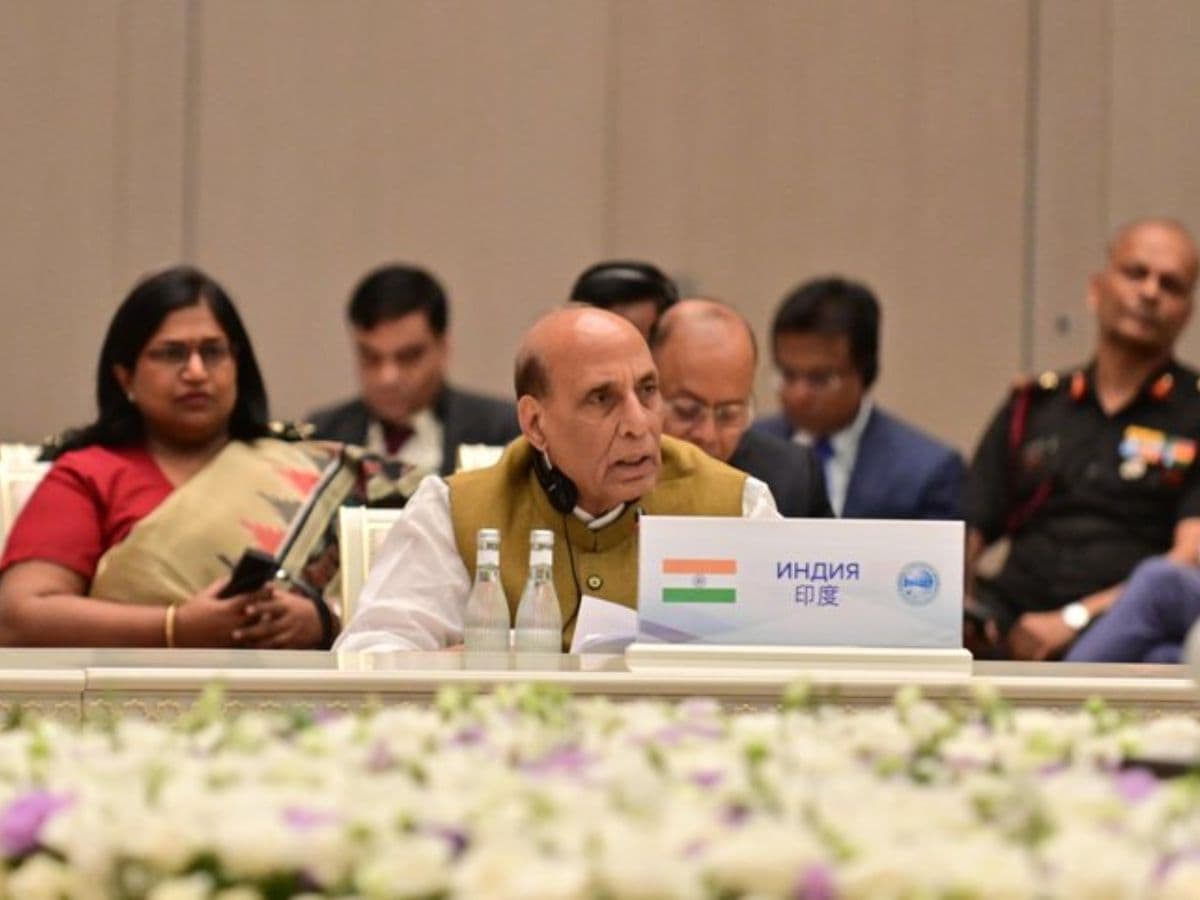 Rajnath Singh had a bilateral meet with Uzbekistan counterpart