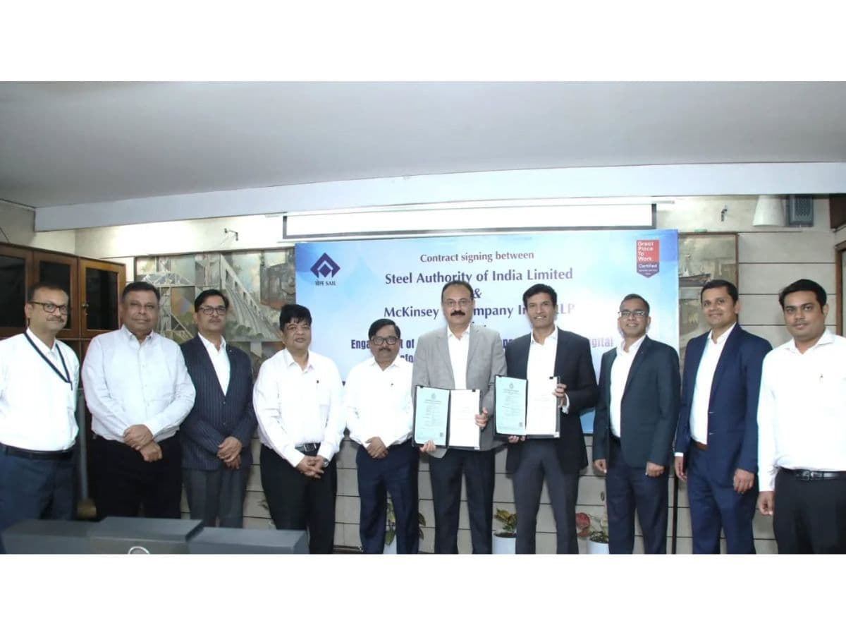 SAIL signs agreement with McKinsey to propel Digital Transformation