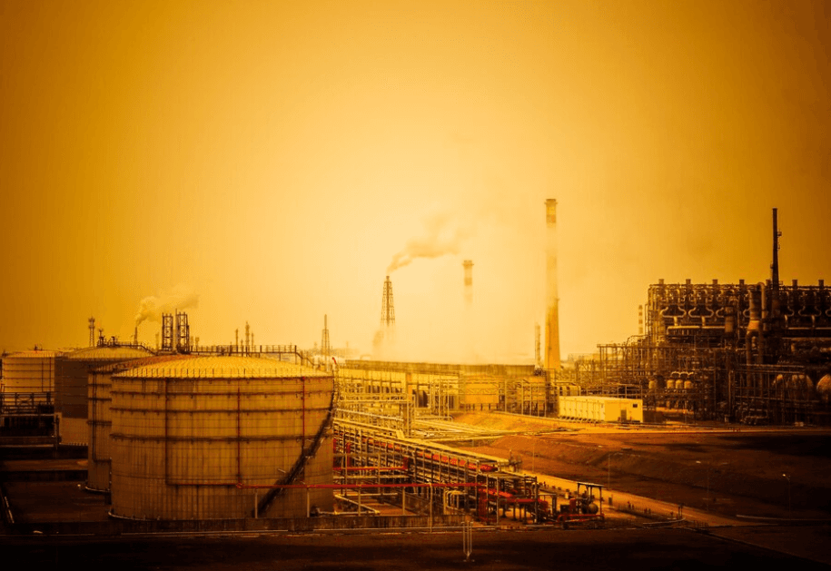  An aerial view of CCI’s cement manufacturing plant in Tandur.