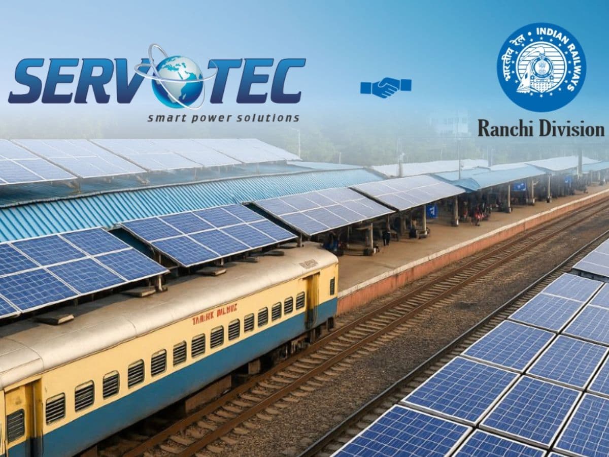 Servotech Bags an Order of 2.58 MW Solar Rooftop Project from South Eastern Railway