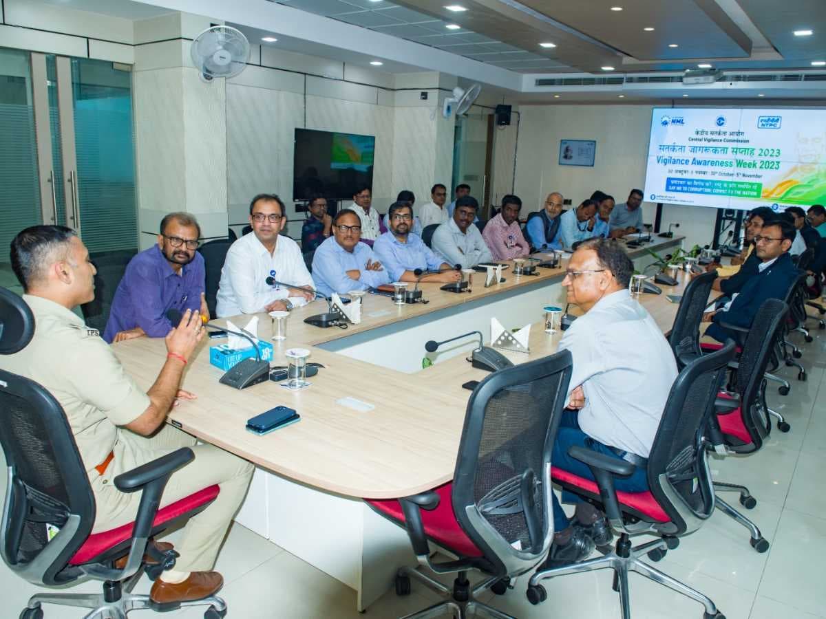 Session on Vigilance awareness at NTPC Coal Mining HQ