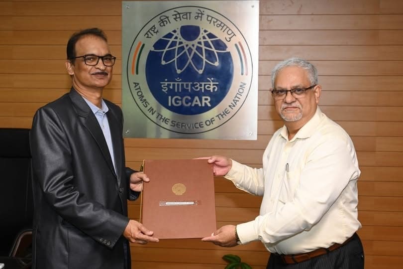 Shri Sreekumar G Pillai assumes charge as Director, IGCAR