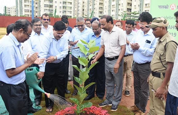 NALCO Observes Van Mahotsav with Plantation Drives